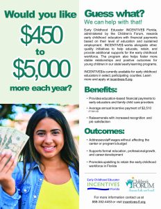 Incentives More Money Flyer - English Version