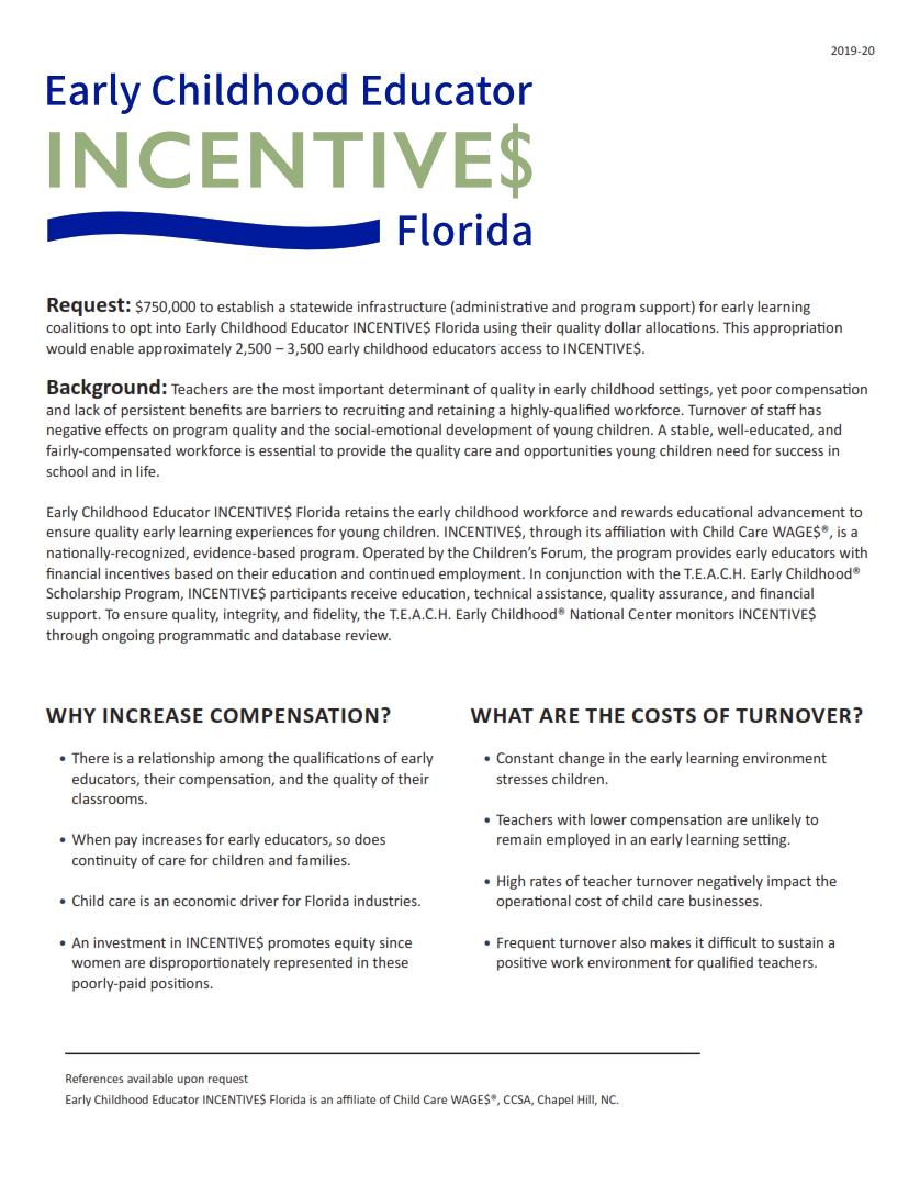 INCENTIVES Infographic