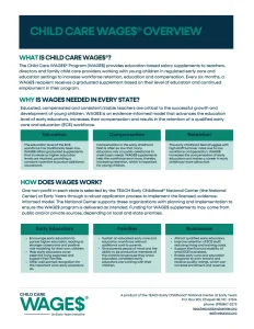 WAGE$ Overview_TEACH National Center 2022
